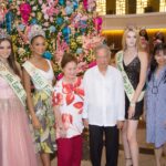 Dr. Lucio Tan and family pose with the Miss Earth 2019 winners during Century Park Hotel’s Annual Tree Lighting Ceremony