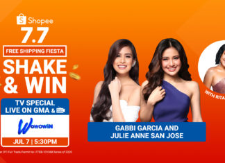 Catch the Shopee 7.7 Shake and Win TV Special on GMA’s Wowowin and Eat Bulaga to Win Over ₱2 Million Worth in Prizes