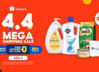 Stay Home and Stock Up on Your Essentials at the Shopee 4.4 Mega Shopping Sale