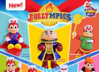 The new ‘J-ollympics’ Kiddie Meal toys lets kids play fun sports with Jollibee and Champ
