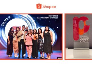 Shopee bags Overall Brand Champion at the 2022 Marketing-Interactive PR Awards