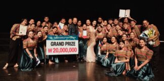 Pinoy Chorale Hails As The Grand Prix Champion In Busan Choral Festival and Competition