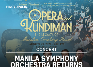 Manila Symphony Orchestra Returns to the FEU Auditorium on August 29 with Opera at Kundiman