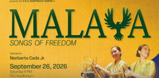 FEU Bamboo Band Celebrates Liberation and Heritage with “MALAYA: Songs of Freedom” Concert